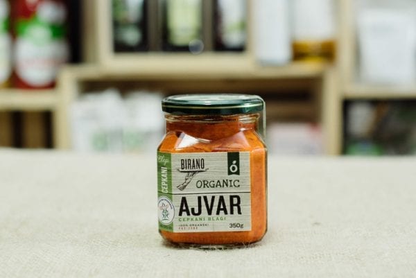 Ajvar blagi cepkani Strela Leskovac organik 350g