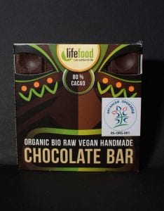Čokolada 80% kakao vegan 35g