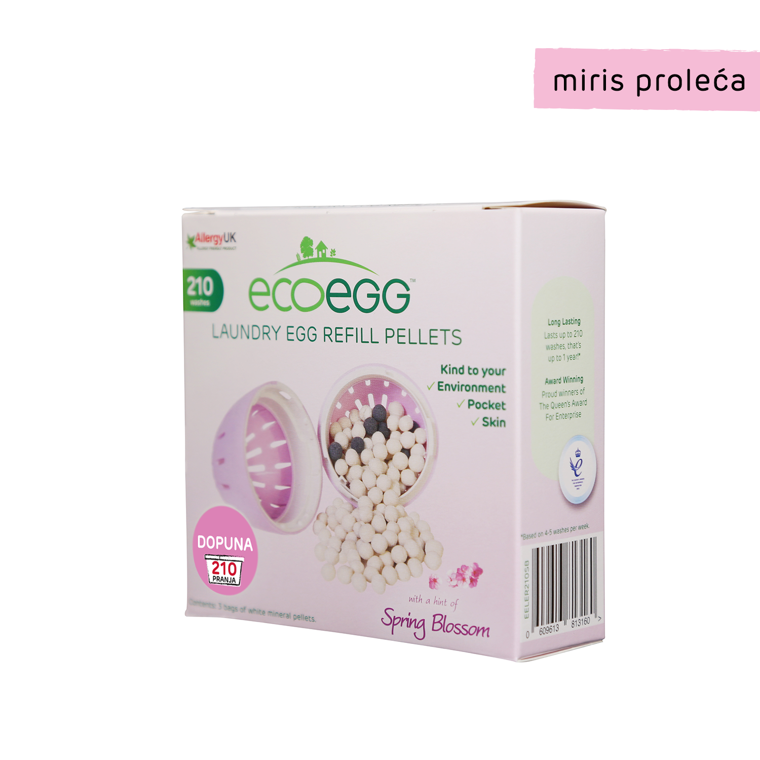 Eco egg dopuna 210 pranja miris proleća