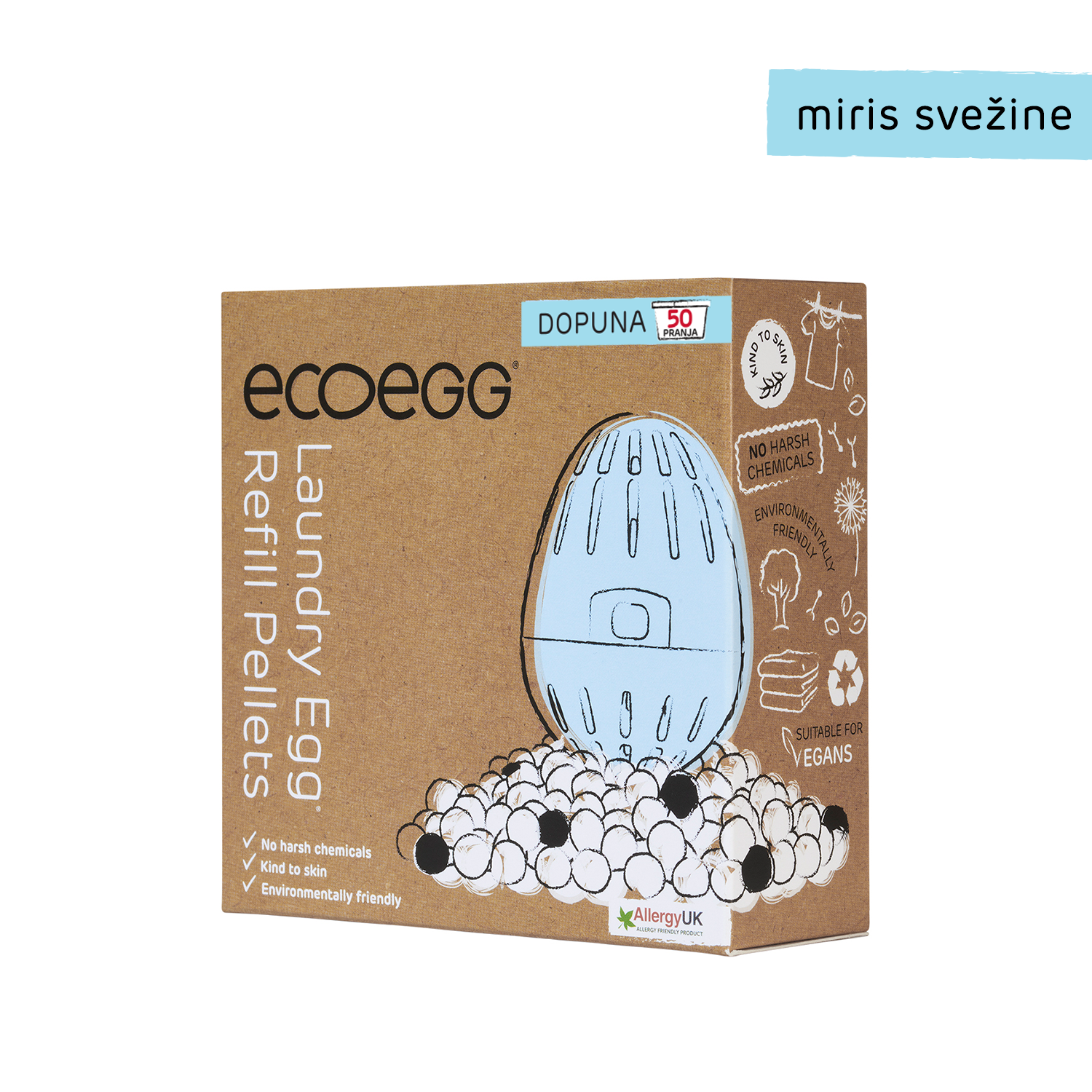Eco egg dopuna miris svežine 50 pranja