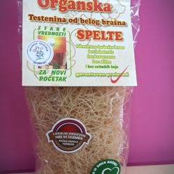 Organska testenina od belog brašna spelte 200g - tanki rezanac