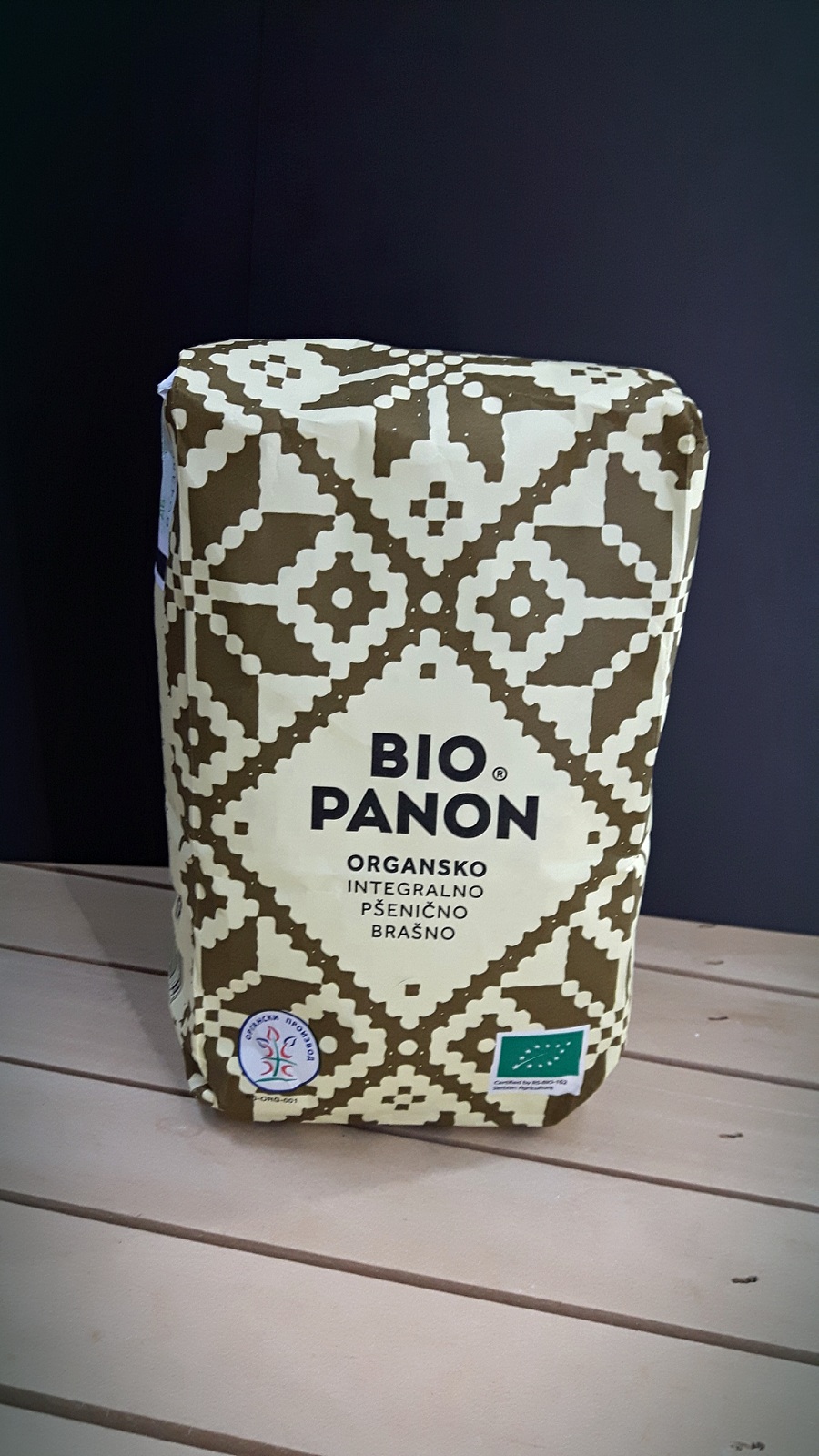 Pšenično integralno brašno Bio Panon 1kg - organik